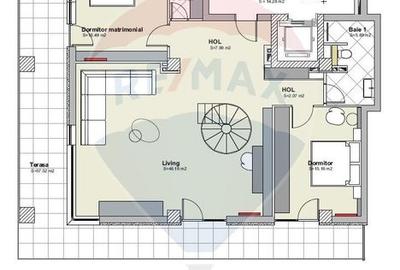 Apartament cu 3 camere de închiriat în zona Buna Ziua - 11