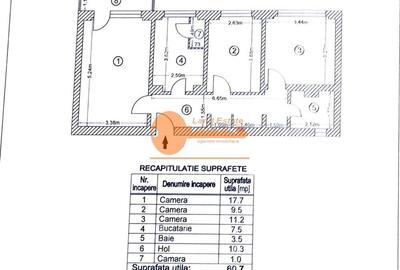 Apartament cu 3 camere decomandat în Drumul Taberei
