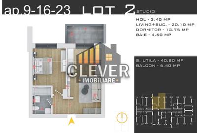 Studio 2 camere, Finisaje la Alegere, Comision 0%, Pallady - 1