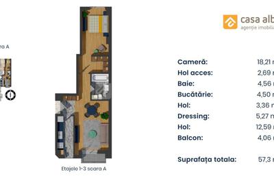PROIECT NOU | apartament 2 camere LA CHEIE | Pacurari - Alpha Bank - 13