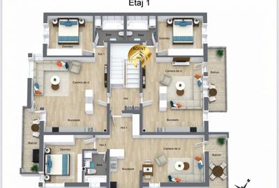Apartamente Premium 2 camere -Mansarda cu Terasa 27mp - Otopeni Odaile - 4