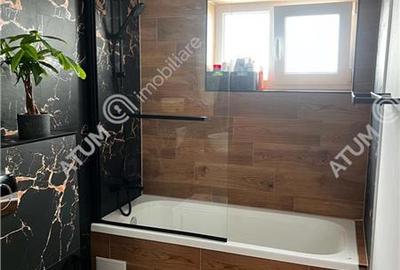 Penthouse 3 camere 2 bai parcare mobilat complet Turnisor Sibiu - 16