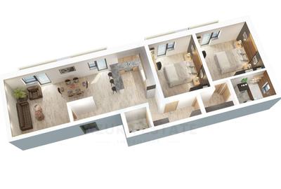 Apartament etaj 2 cu 78 mp utili 3 camere 2 bai parcare in D-na Stanca - 10
