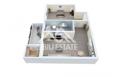 Apartament cu 2 camere decomandat în Țiglari