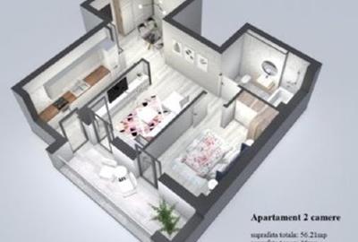 Apartament 2 camere mobilat Str Apolodor 12-14- Proprietar - 1
