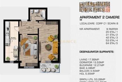 3 camere, 2 bai - Complex rezidential modern - confort, calitate si acces rapid - 9