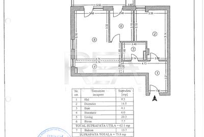 2 Camere + Birou | Quartier Azuga - 9