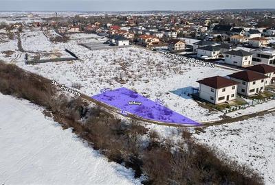 CORBEANCA - PARADISUL VERDE,TEREN  605 MP,DESCHIDERE 63 M,TOATE UTILITATILE - 1