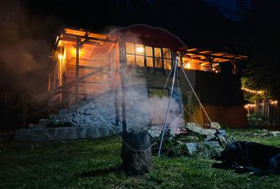 Casă de vacanță deosebită cu ciubăr si saună - natura si relaxare - 28