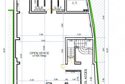 Spatiu comercial parter + demisol 167mp, cinema Victoria - 1