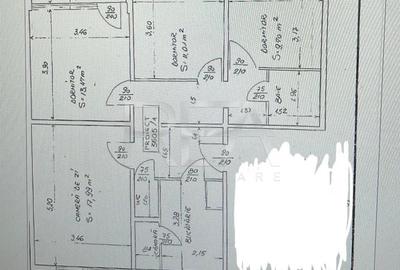 4 camere, Titan, decomandat, centrala, et. 4, 83mp, metrou, boxa - 9