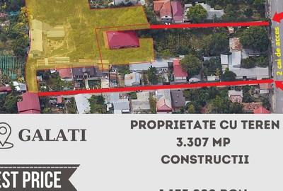 Proprietate cu teren 3.307 mp + Constructii, Galati - 1