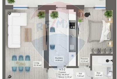 Apartament 2 camere | Complex rezidential nou | Pipera - 13