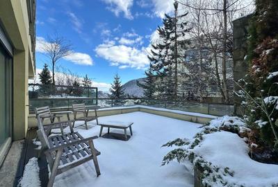 Studio spațios de închiriat — Bellevue Residence, mobilat, terasă, parcare - 1