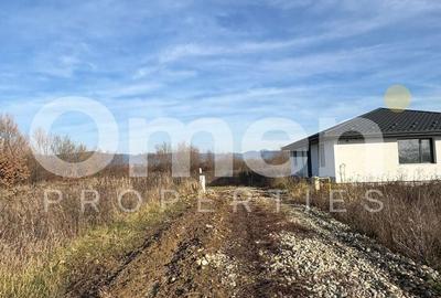 Teren de vânzare 8,9 ari + cotă parte drum – proiect duplex aprobat - 2