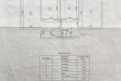 - Apartament 3 camere Vidin, confort 1 decomndat, suprafata 72mp. - 11