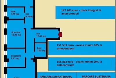 Apartament 3 camere de vanzare in Iasi, Galata, 86,59 mp, bloc nou - 2