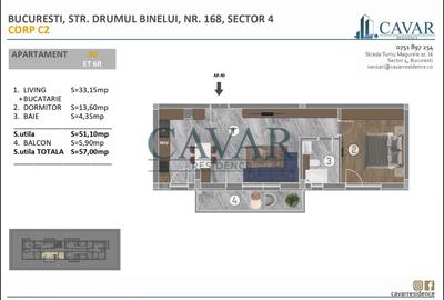 2 Camere Proiect Nou Cavar Residence Drumul Binelui 168 - 9
