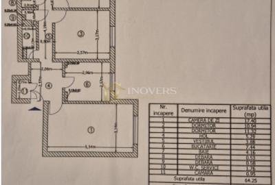 3 camere | Rahova – Sebastian | 64 mp | Decomandat | Ideal renovare - 14