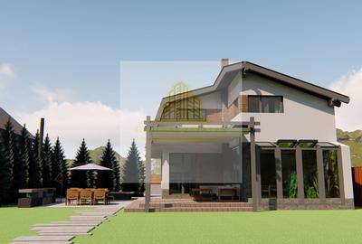 Casa moderna la rosu in Cristian - 1