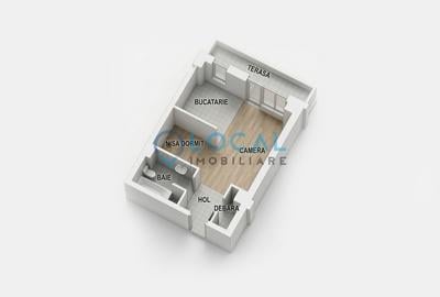 Apartament cu 1 camera + nisa de dormit, Marasti | Zona Iulius Mall - 8