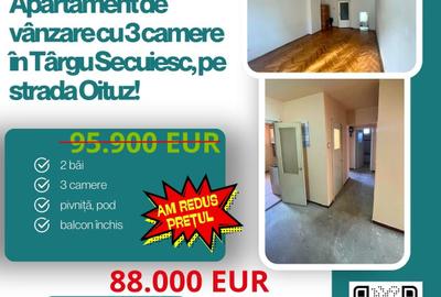 Apartament cu 3 camere în Târgu Secuiesc