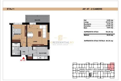 Apartamen decomandat cu 2 camere, imobil nou, zona Aparatorii Patriei - 6