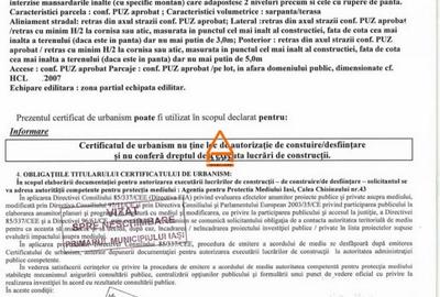 Teren intravilan , PUZ , locuinte colective ( D+P+3E+M ) - 16.270 mp - Pacurari - 5