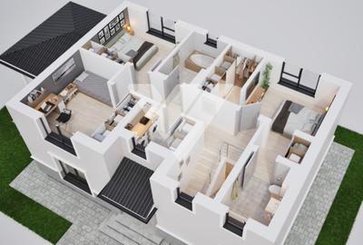 Casa noua premium 5 camere si teren 497 mp - Sura Mica Sibiu - 6