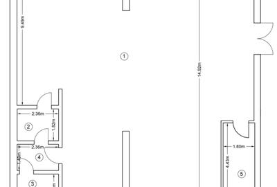 Spațiu comercial Berceni,Sector 4, Șos. Olteniței – 187 mp, parter, comision 0%, - 13
