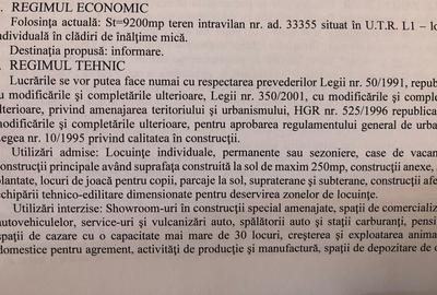 Bolintin Vale, intravilan, 9200 mp, deschidere 46 ml, utilitati, liber - 5