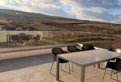 Duplex modern de închiriat | 3 dormitoare + 3 băi | Terasă panoramică 70 mp | Cl - 3