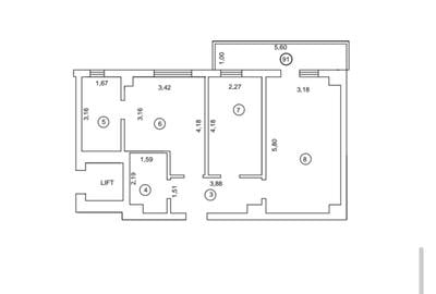 APARTAMENT DECOMANDAT CU 2 CAMERE,  INTABULAT, SE ACCEPTA CREDIT - 2
