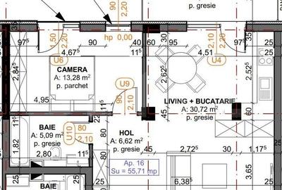 Apartament 2 camere 56mp, FINISAT, TVA inclus! - 3