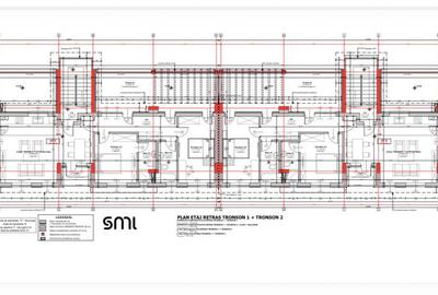 Penthouse cu 3 camere, 74 mp, terasa 91,4 mp, zona Cetatii - 5