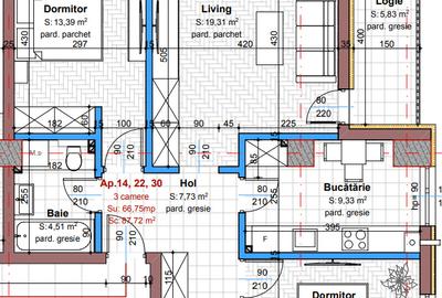 Apartament cu 3 camere decomandat în Valea Adâncă