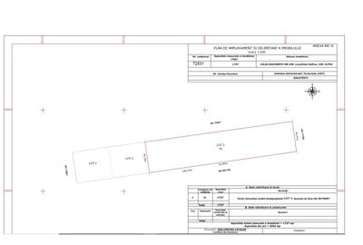 Teren Construcții intravilan de 1737 mp, în Balotești