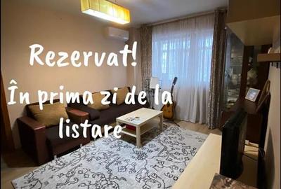 Apartament cu 2 camere semidecomandat, mobilat în UTA