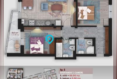 Apartament 3 camere | Proiect tip boutique | Stefan cel Mare - 2