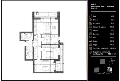Apartment Premium | Zona Răcădău | 99 MP - 5