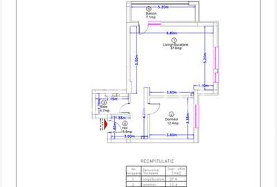 Apartament 2 camere spațios, 70,6 mp total, balcon generos – MTM By The Lake - 8