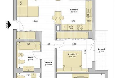 Apartament 3 camere de vanzare in Gheorgheni, Cluj Napoca - 10