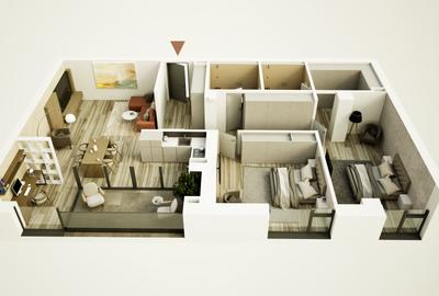 Cartierul Vienez: Apartament 3,5 camere cu extra spațiu/ în centrul Timișoarei / - 2