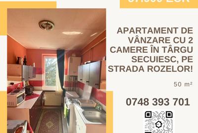 Apartament de vânzare cu 2 camere în Târgu Secuiesc, pe strada Rozelor! - 1