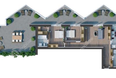 Penthouse 3 camere 85 mp utili parcare subterana boxa 110 mp teresa - 8