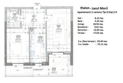 Ultimele Apartamente cu 2 camere,centrala proprie,zona Lacul Morii,TVA inclus - 46