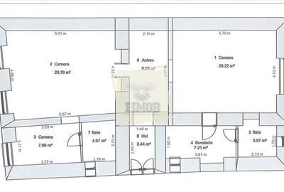 Apartament modern3 camere 90mp afacere la cheie Ultracentral - 14