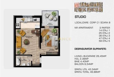 3 camere, 2 bai - Complex rezidential modern - confort, calitate si acces rapid - 13