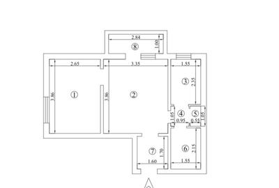 Apartament cu 2 camere decomandat, etajul 2/5, zona Nicolina - 11