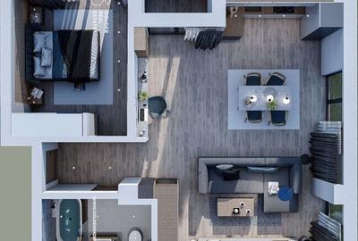 Apartament nou, 2 camere, Calea Torontalului-Comision  0% - 14